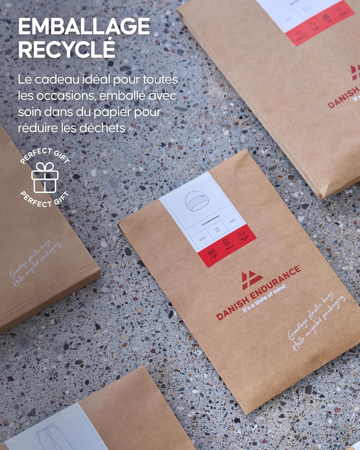 Thumbnail 5 de DANISH ENDURANCE Chaussettes Courtes Running Longue Distance (3 paires) anti-ampoules, séchage rapide