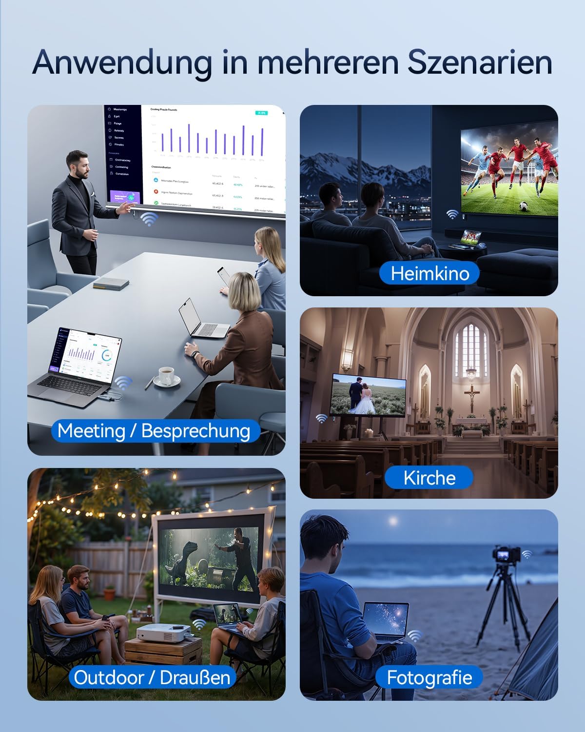 Thumbnail 6 de 2025 HDMI Wireless Transmitter and Receiver 100M