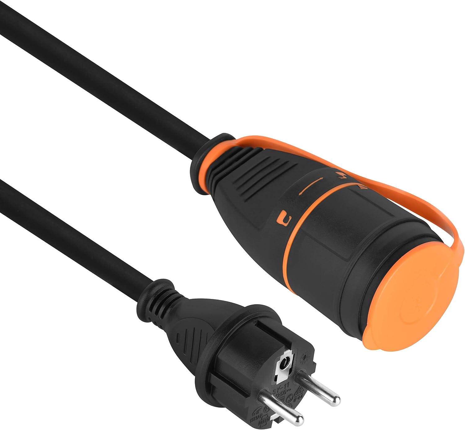 Detalle 1 de Prolunga Electraline 01662 30 m Schuko IP44