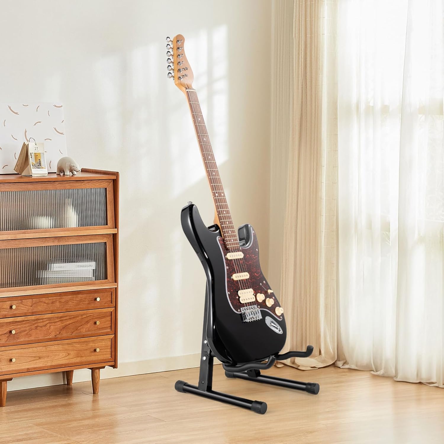 Thumbnail 6 de LINRAX FS1 Klappbarer Gitarrenständer mit A-Rahmen aus Metall – Universal für viele Saiteninstrumente