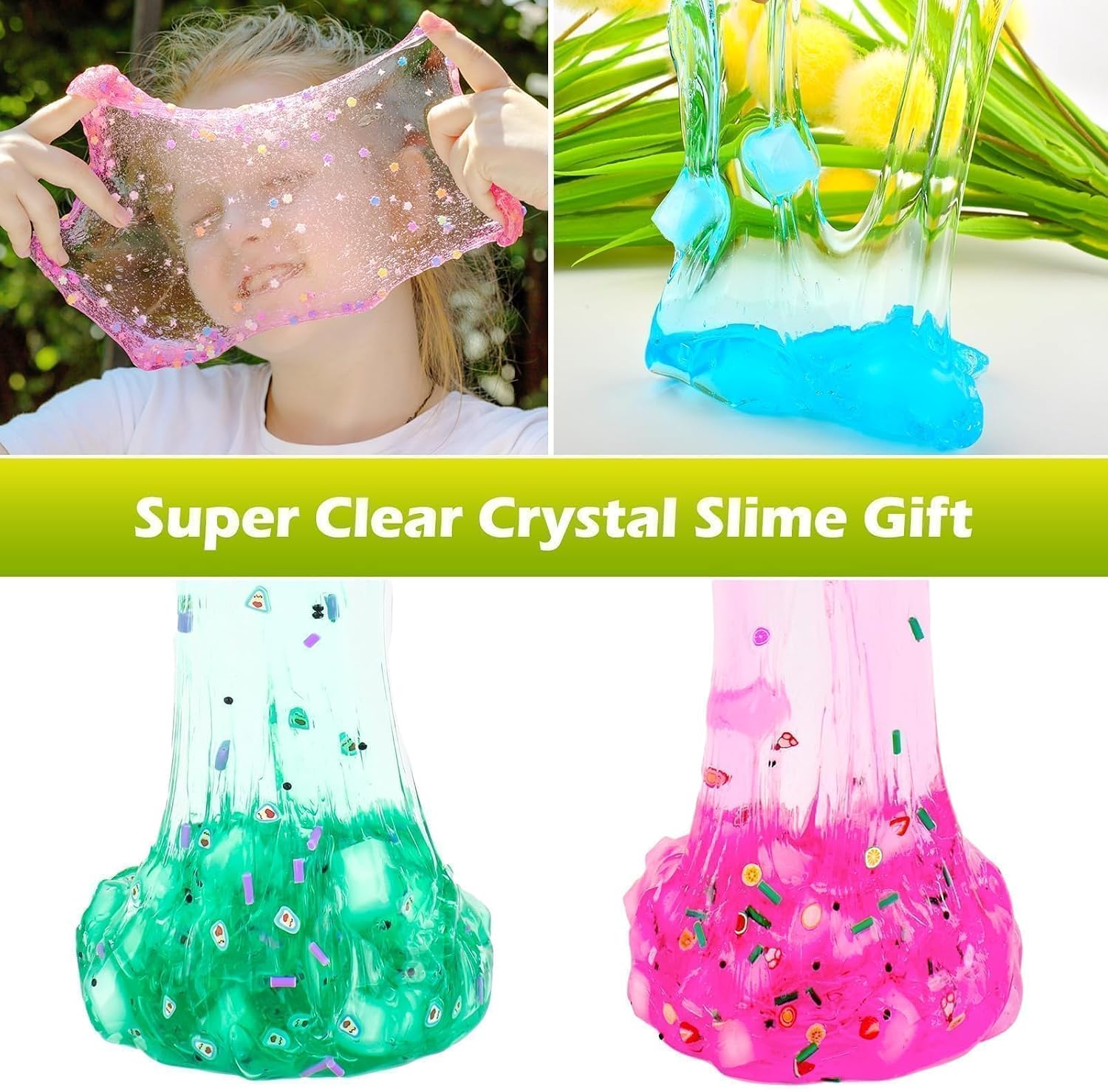 Thumbnail 4 de 12 Pack Slime Kit 8 Clear & 4 Fluffy Slimes