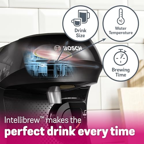 Thumbnail 6 de Tassimo by Bosch Happy Friendly Pod Coffee Machine TAS102EGBC, Black