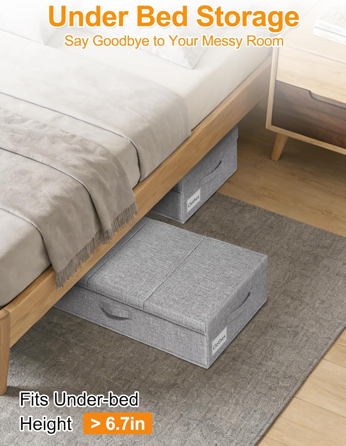 Detalle 2 de punemi Under Bed Storage, 2-Pack