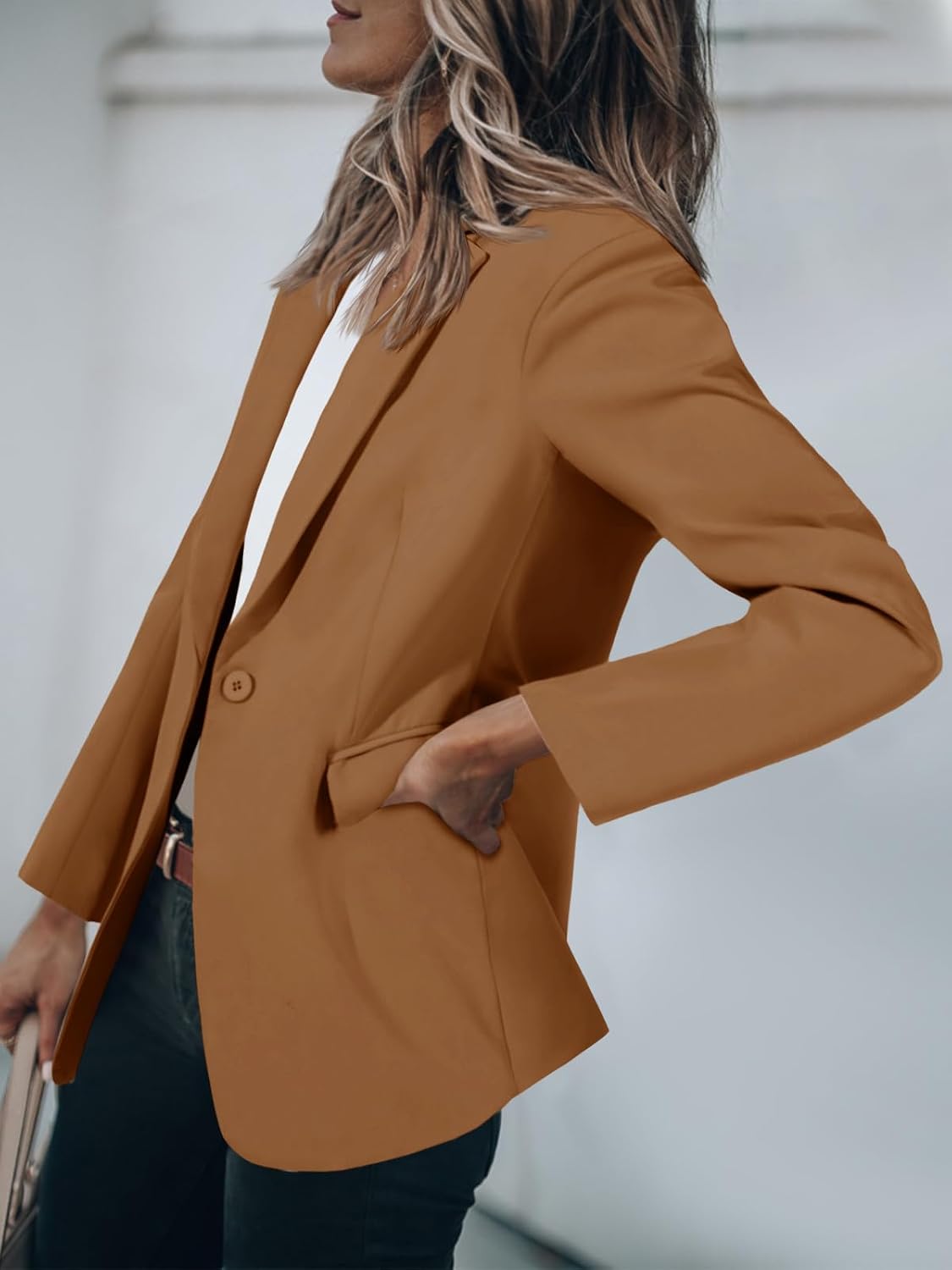 Detalle de Cicy Bell Women's Blazer with Notch Lapel