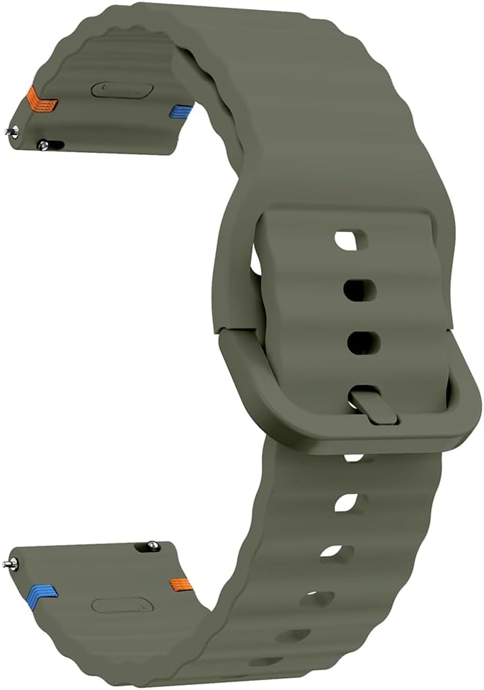 Thumbnail 3 de BYISYUE 22mm silicone watch strap for OPPO Watch X2/2R, OnePlus Watch 3 47mm and Polar Vantage models