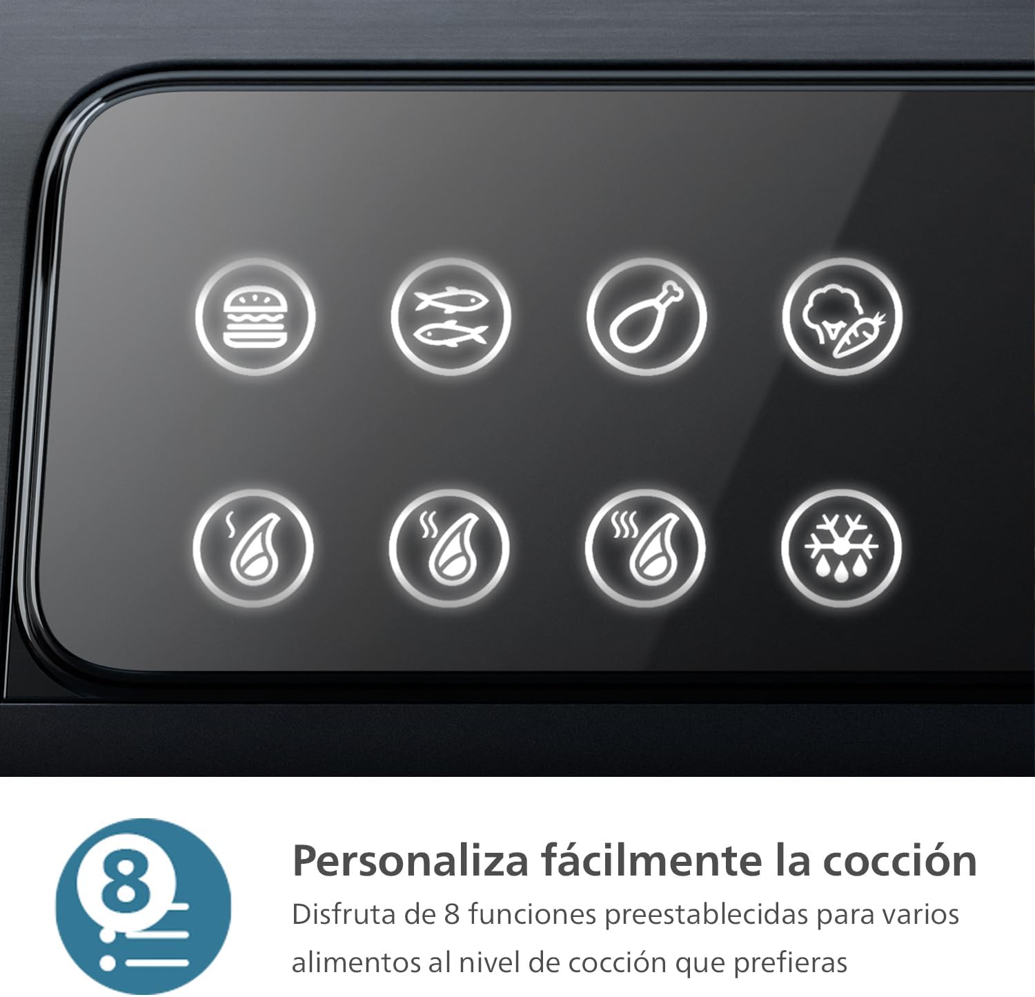 Thumbnail 2 de Philips HD6307/70 Grill de Contacto con Sonda y 8 Funciones 🍔