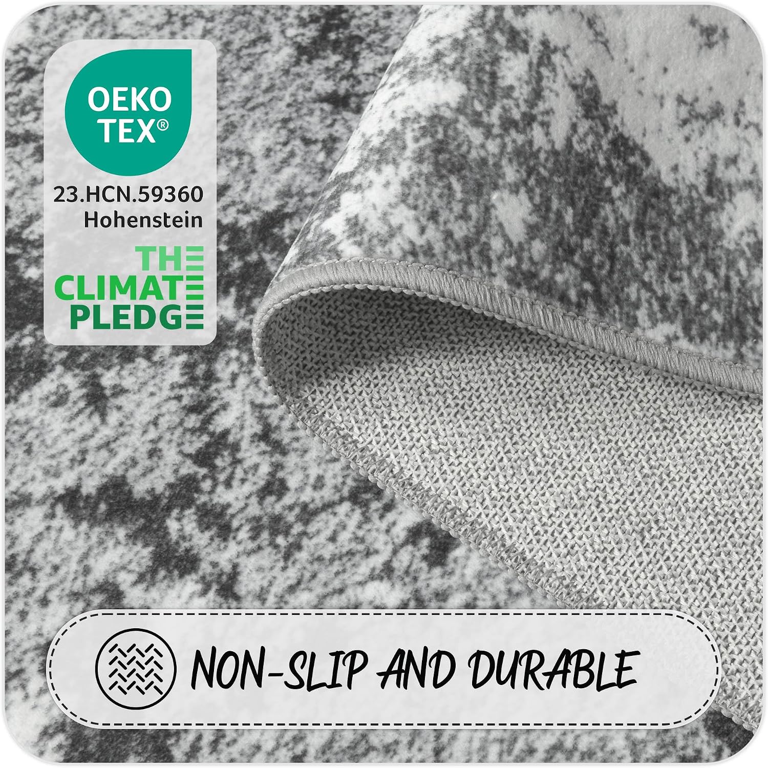 Detalle 2 de Washable Area Rug 6' x 9