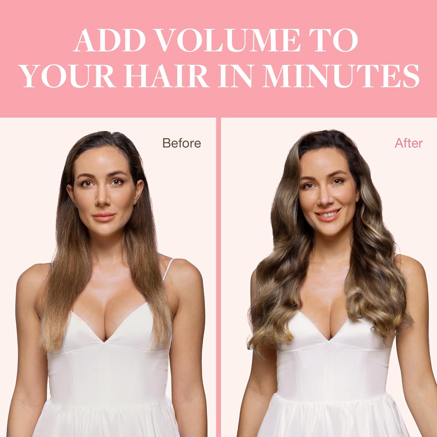 Thumbnail 4 de GOO GOO Clip-in Echthaar-Extensions 45 cm (120 g, 7 Clips) Braun/Blond 4/27/4