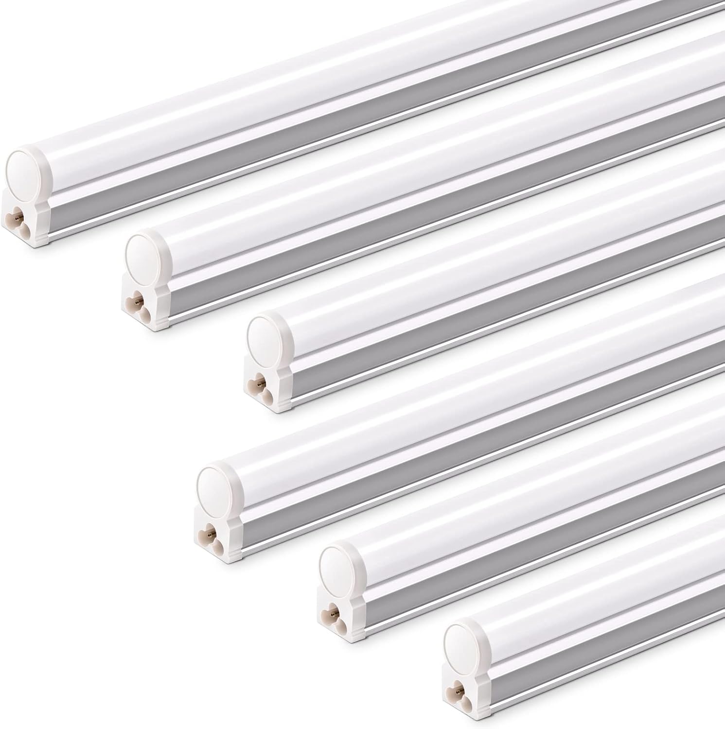 Detalle de Barrina T5 3FT LED Shop Light, 6-Pack: 1900 lm, 5000K Daylight, 16W