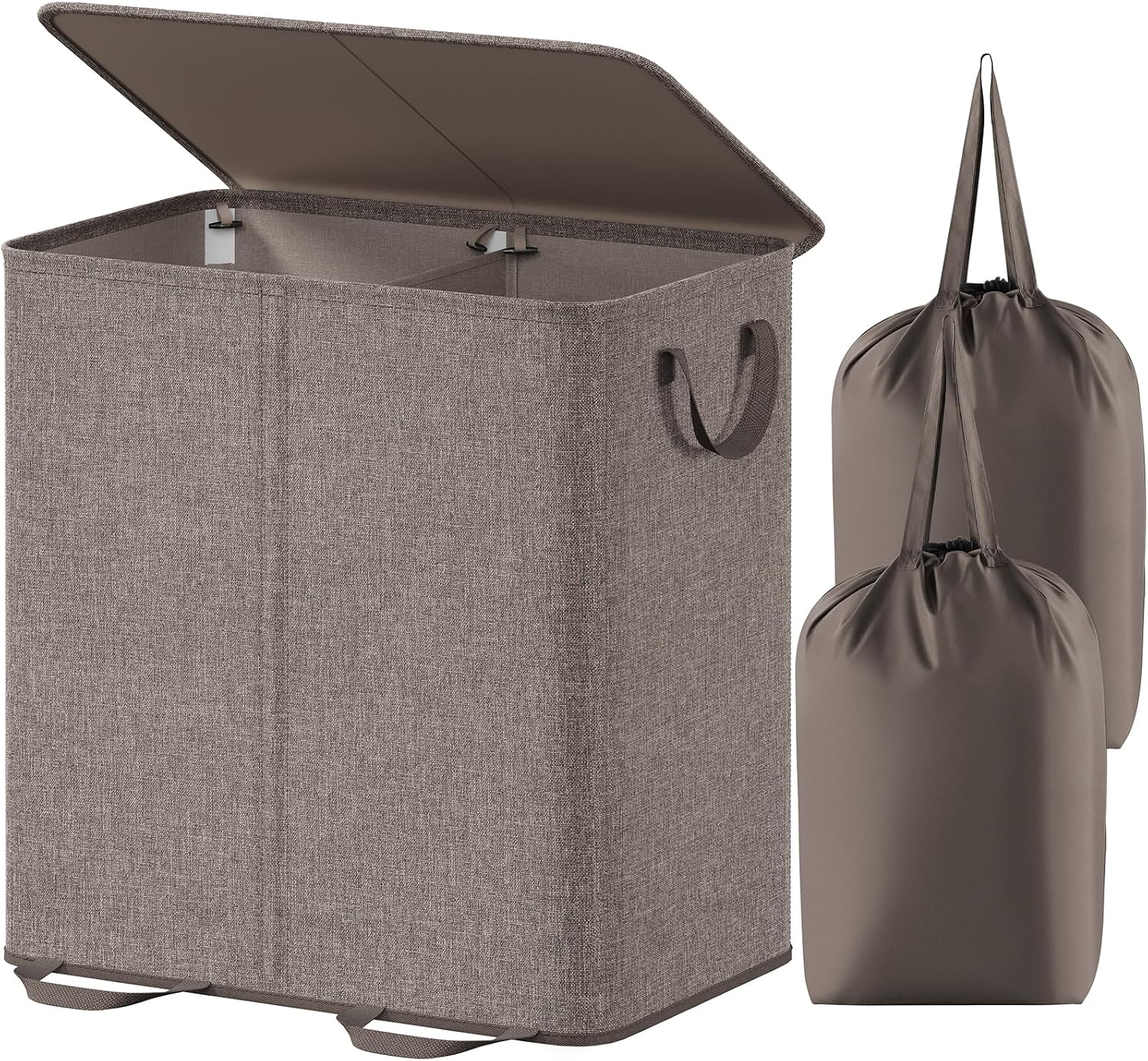 Detalle de Lifewit Double Laundry Hamper 136L