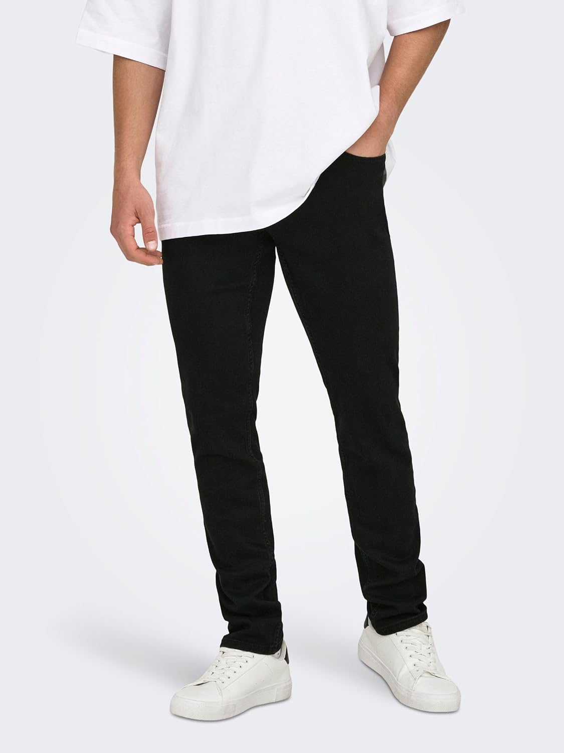 Detalle 2 de Only & Sons ONSLOOM jean slim 99% coton
