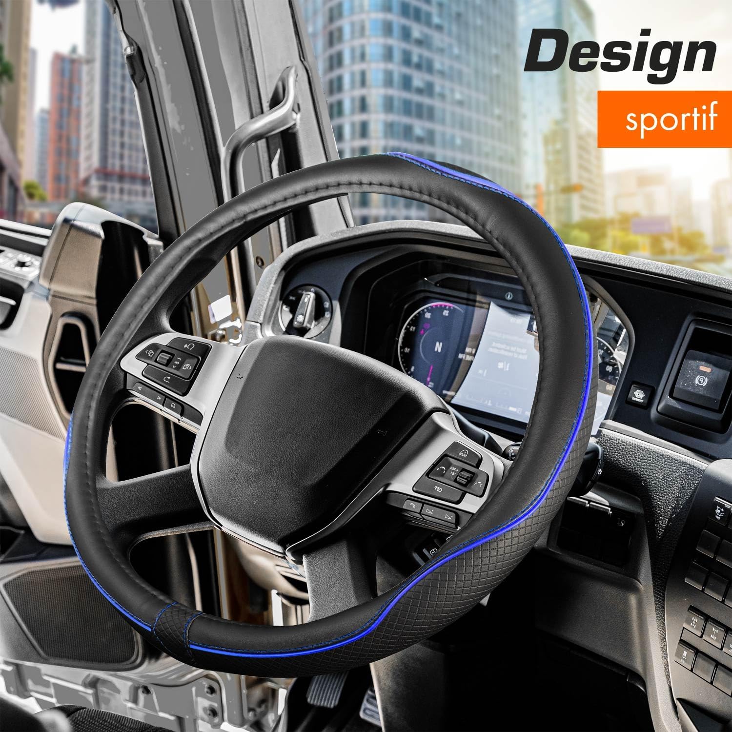 Detalle 2 de Upgrade4cars Couvre Volant Camion 44-46 cm