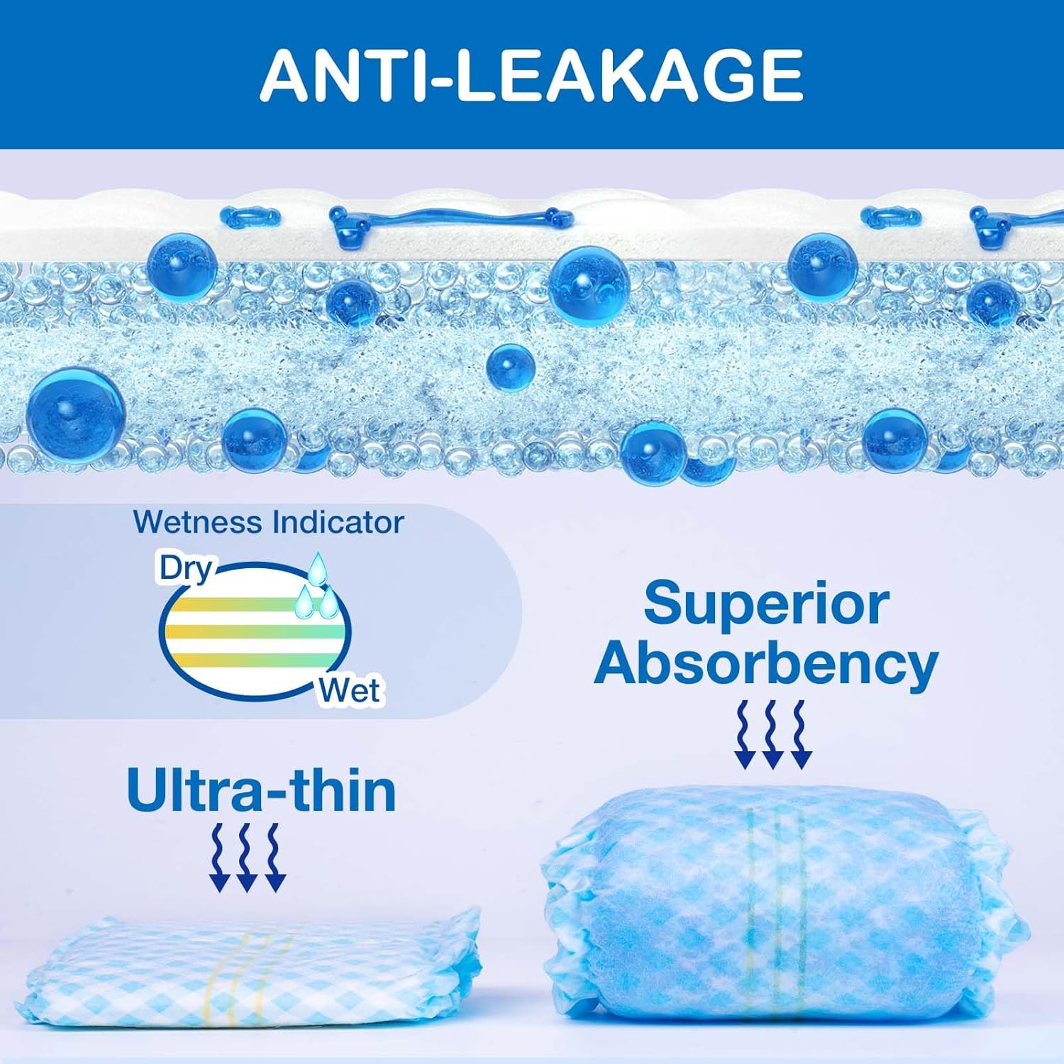 Thumbnail 5 de Flying Paws male dog nappies, 40 count