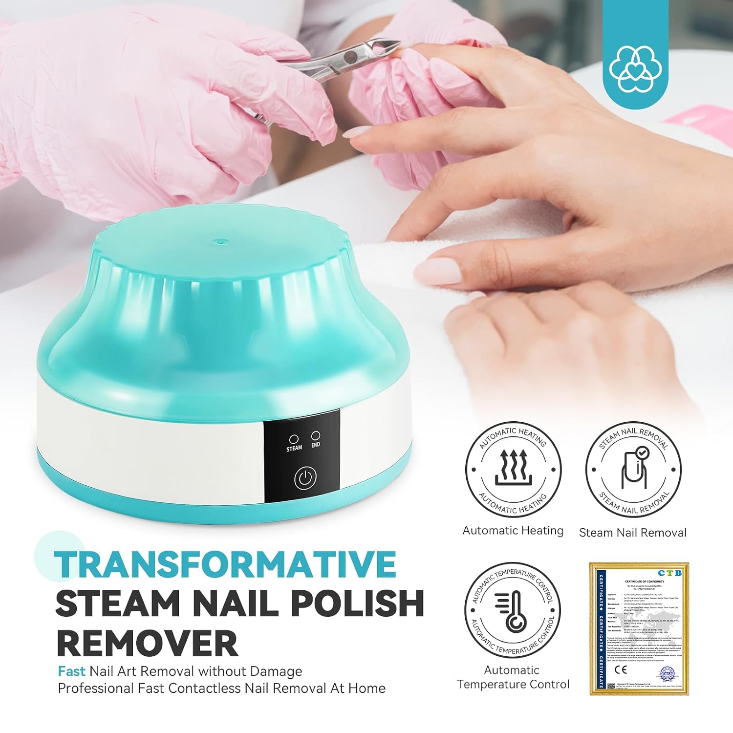 Detalle 2 de SAVILAND Nail Soaking Bowl Heated 50°C