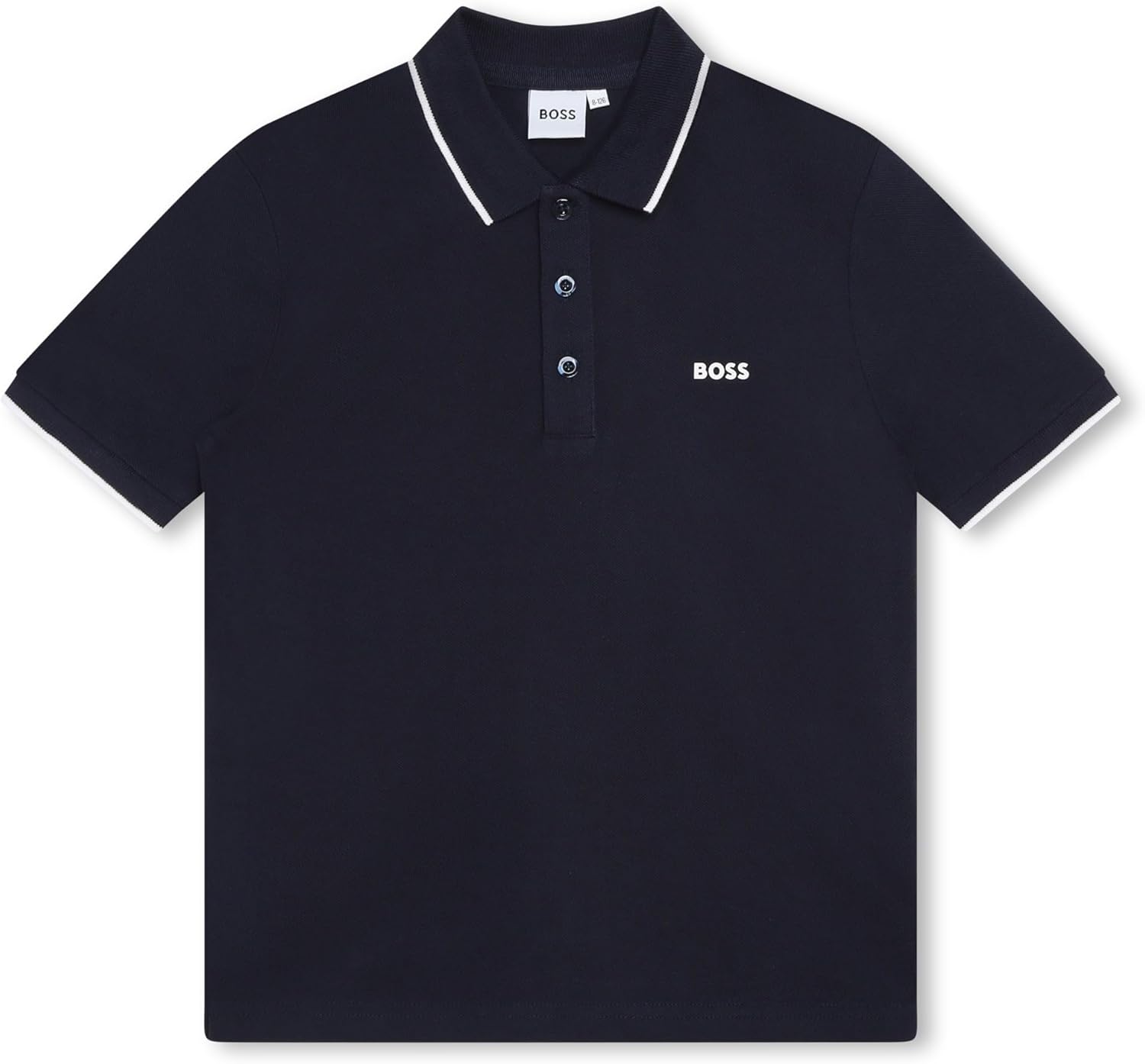 Detalle 2 de BOSS Polo maniche corte cotone