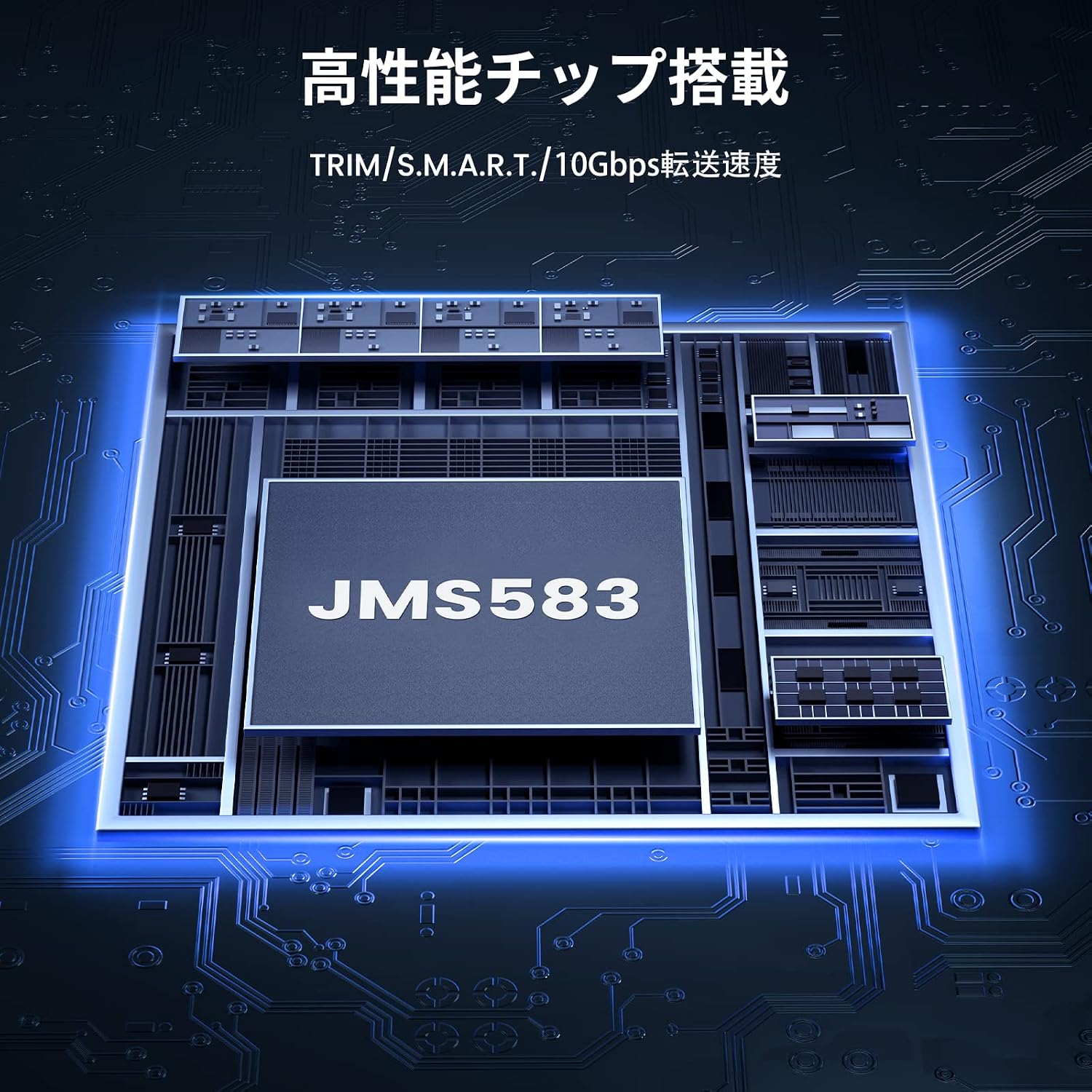 Detalle de UGREEN M.2 NVMe SSD外付けケース USB 3.2 Gen 2・10Gbps・アルミ製