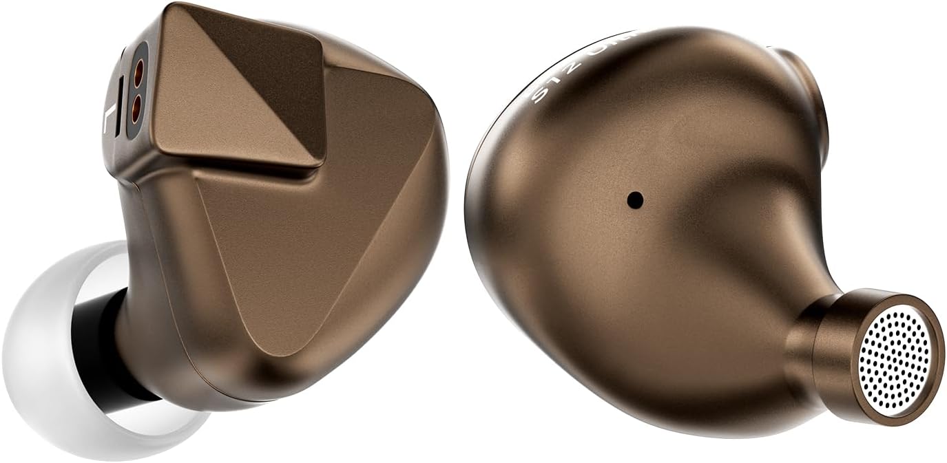 Detalle de Letshuoer S12 Ultra 14.8mm Planar Driver IEM with Detachable 392-Core Silver-Plated Cable (Mocha, 3.5mm/4.4mm)