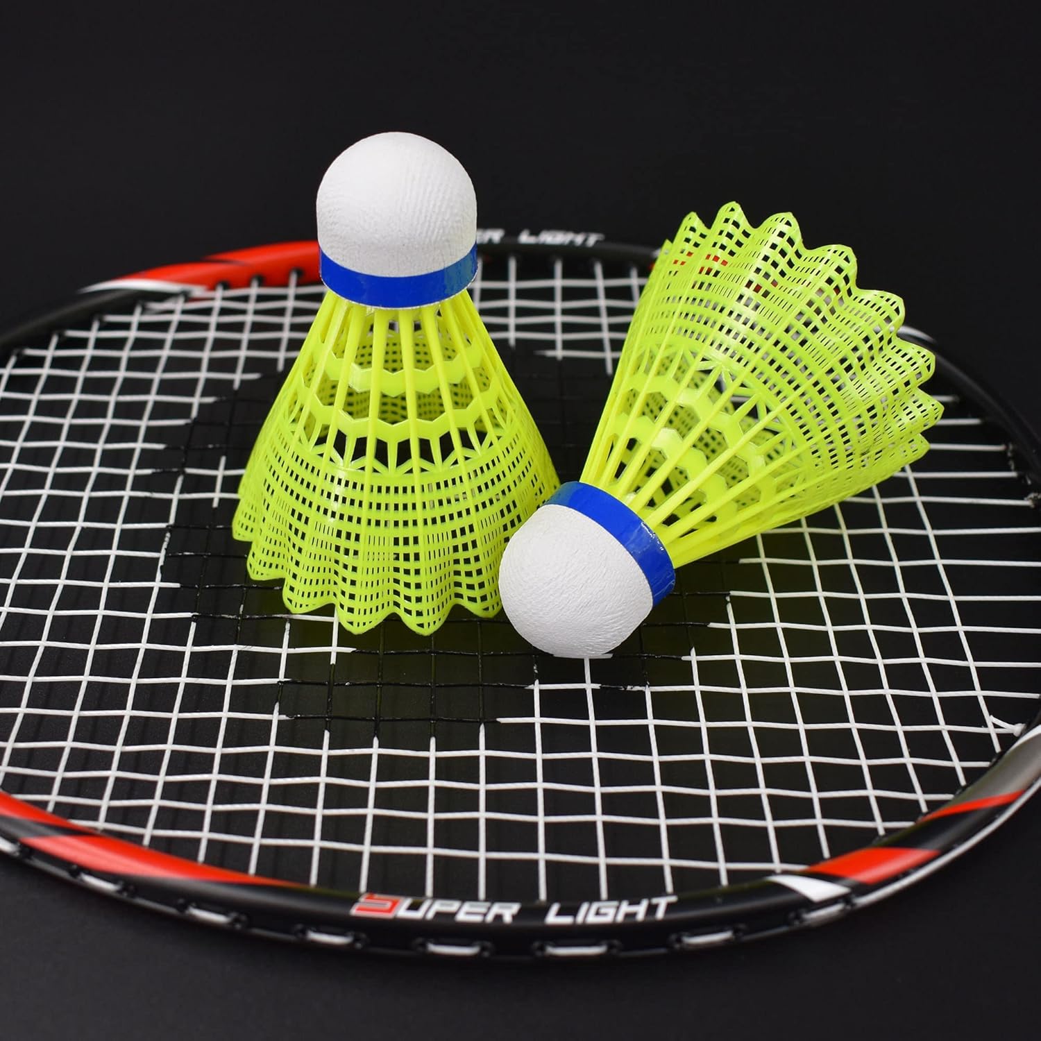 Thumbnail 6 de Senston Graphit Badminton-Set Leichtgewicht – 2 Schläger, T-Joint, Isometrischer Kopf