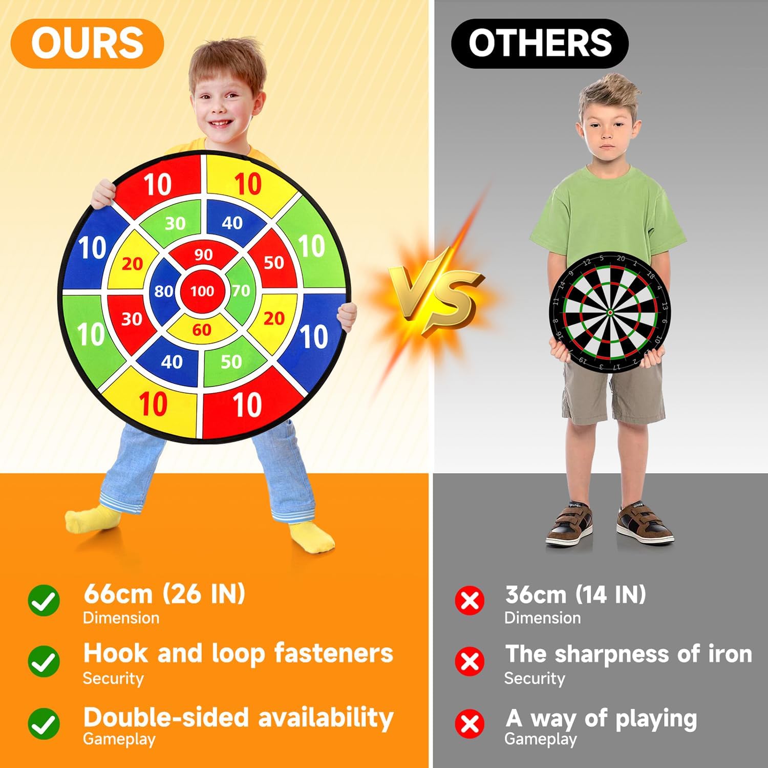 Thumbnail 5 de Dinosaur Theme 26-inch Dart Board for Kids