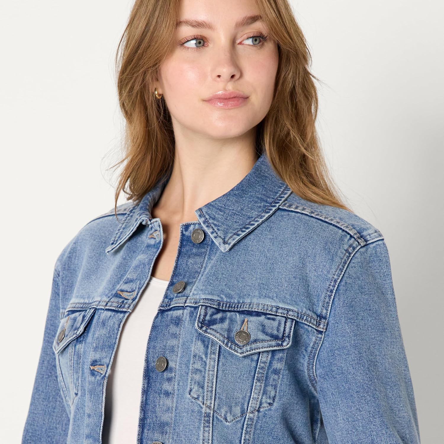 Detalle 2 de Amazon Essentials Veste camionneur rigide surdimensionnée pour femme