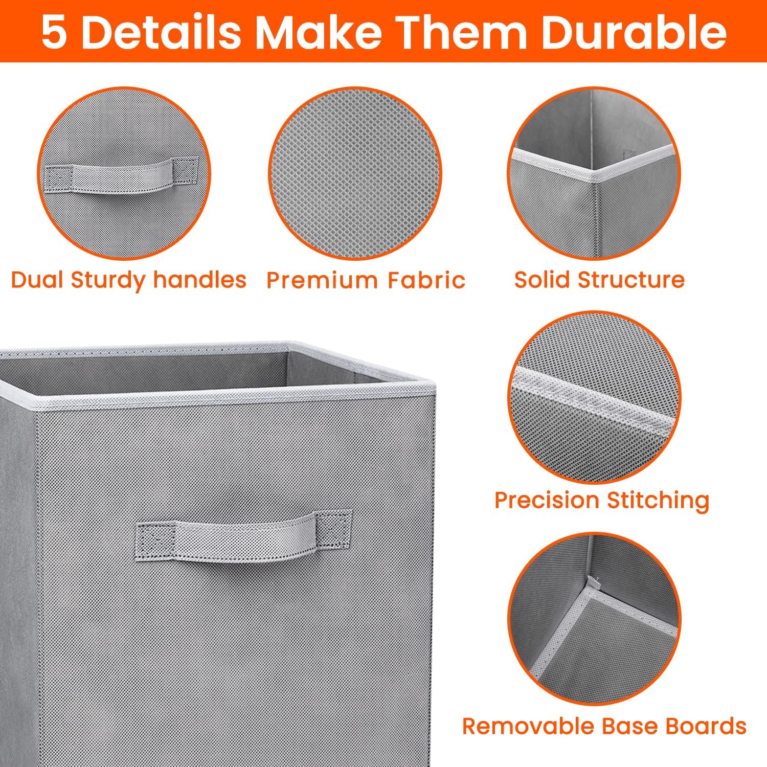 Detalle de Criusia 11 Inch Storage Cubes