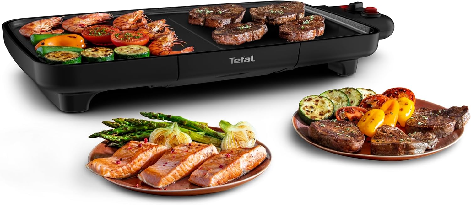 Thumbnail 3 de Tefal Malaga Plancha électrique XL 2000W avec thermostat réglable et Thermo-Spot (CB501812) – grande surface