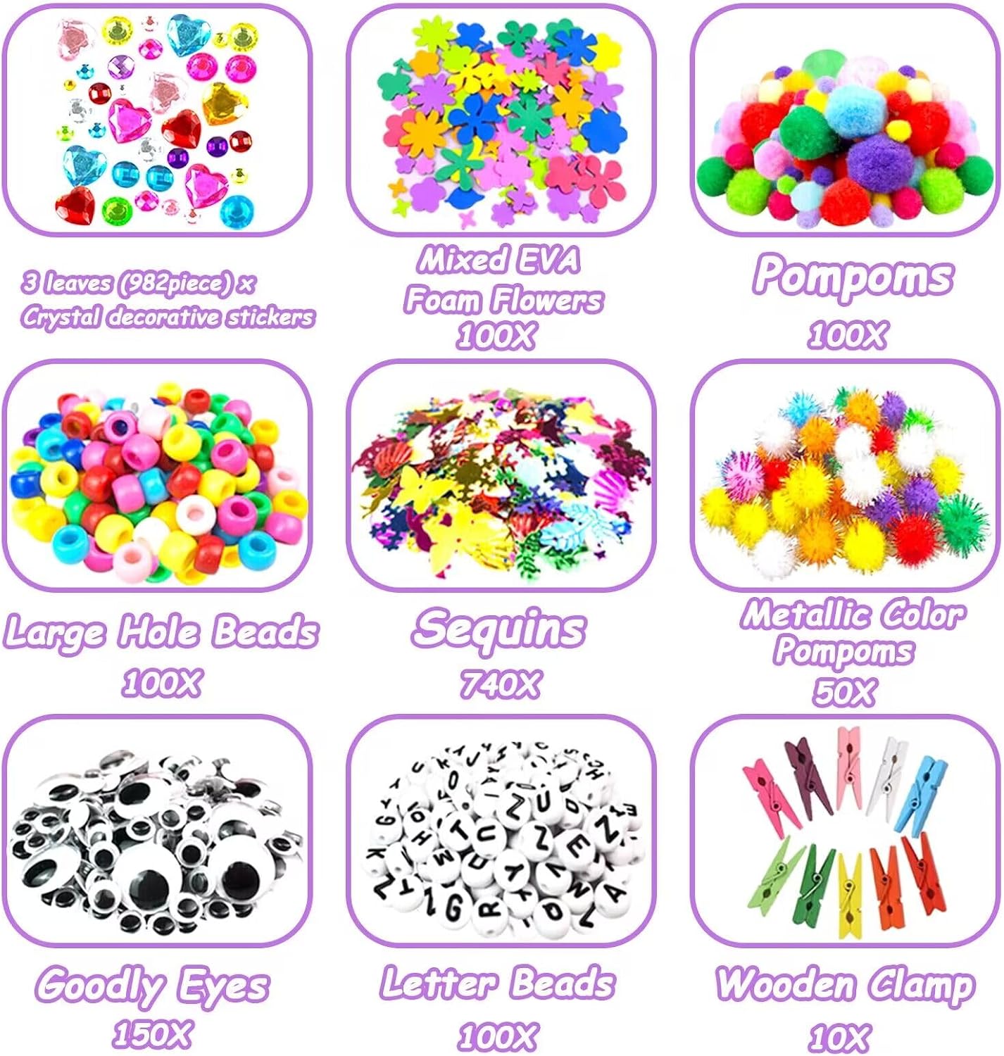 Thumbnail 3 de VLUSSO DIY arts and crafts kit 3000 pcs