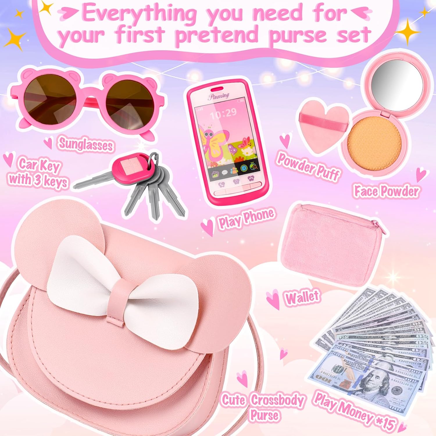 Thumbnail 5 de Oisacirg Play Purse for Little Girls