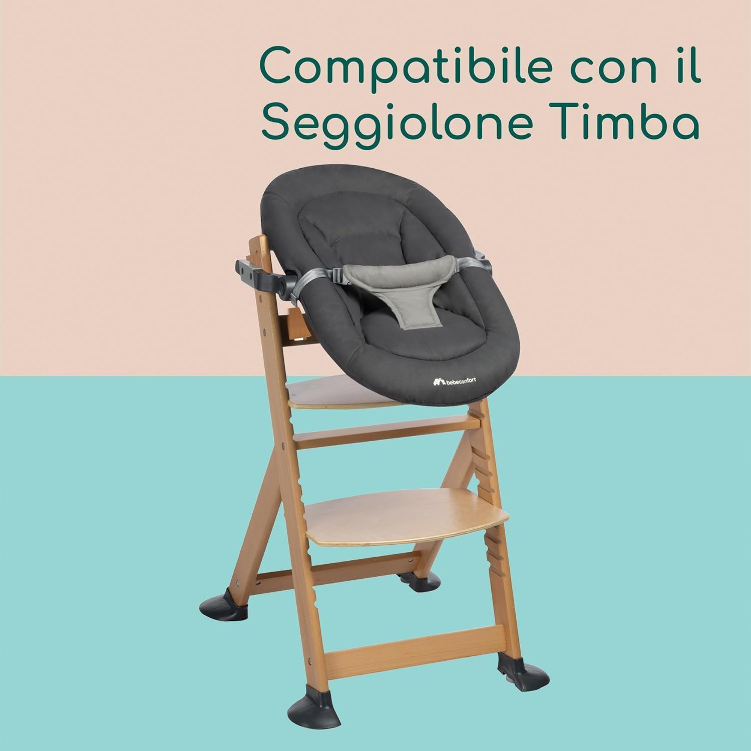 Thumbnail 5 de Bebeconfort Timba 2-in-1 Baby Bouncer Chair (Birth to 6 Months) with Tray Compatibility