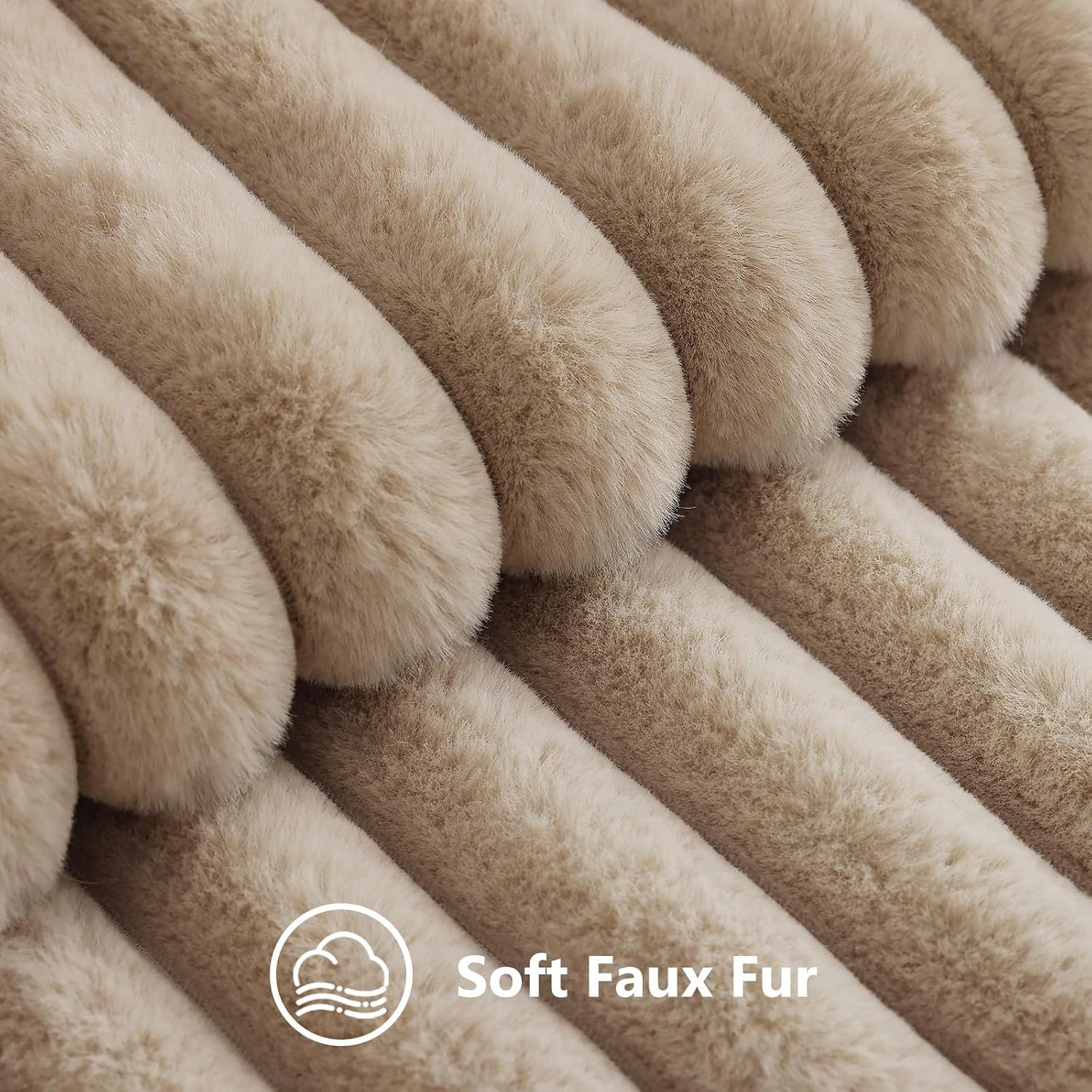 Detalle 2 de decorUhome Faux Fur Spring 20x20 Pillow Covers set