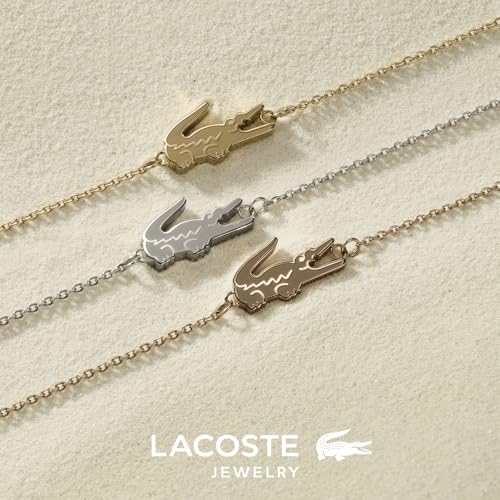 Detalle 1 de Lacoste Pulsera de cadena CROCODILE Plata Talla única 💍