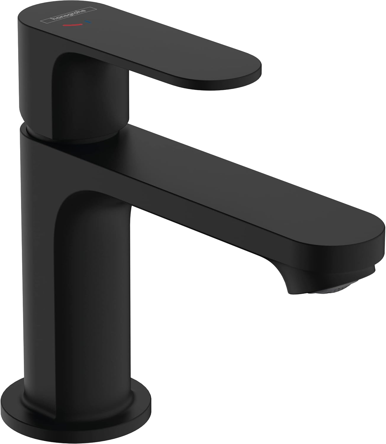 Detalle de hansgrohe Rebris S 72586670 – bateria umywalkowa, czarny mat, CoolStart i EcoSmart+