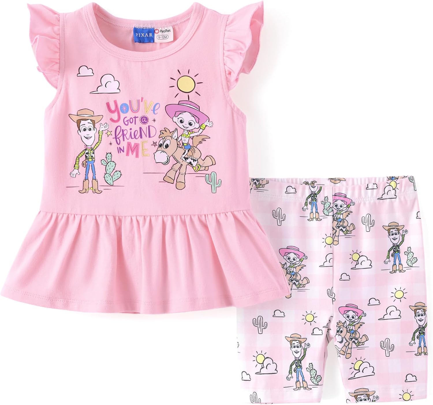 Thumbnail 6 de Disney Minnie Mouse Frozen Princess Marvel Toddler Girls 2-Piece Long Sleeve Sweatshirt + Leggings Set (2-6Y)