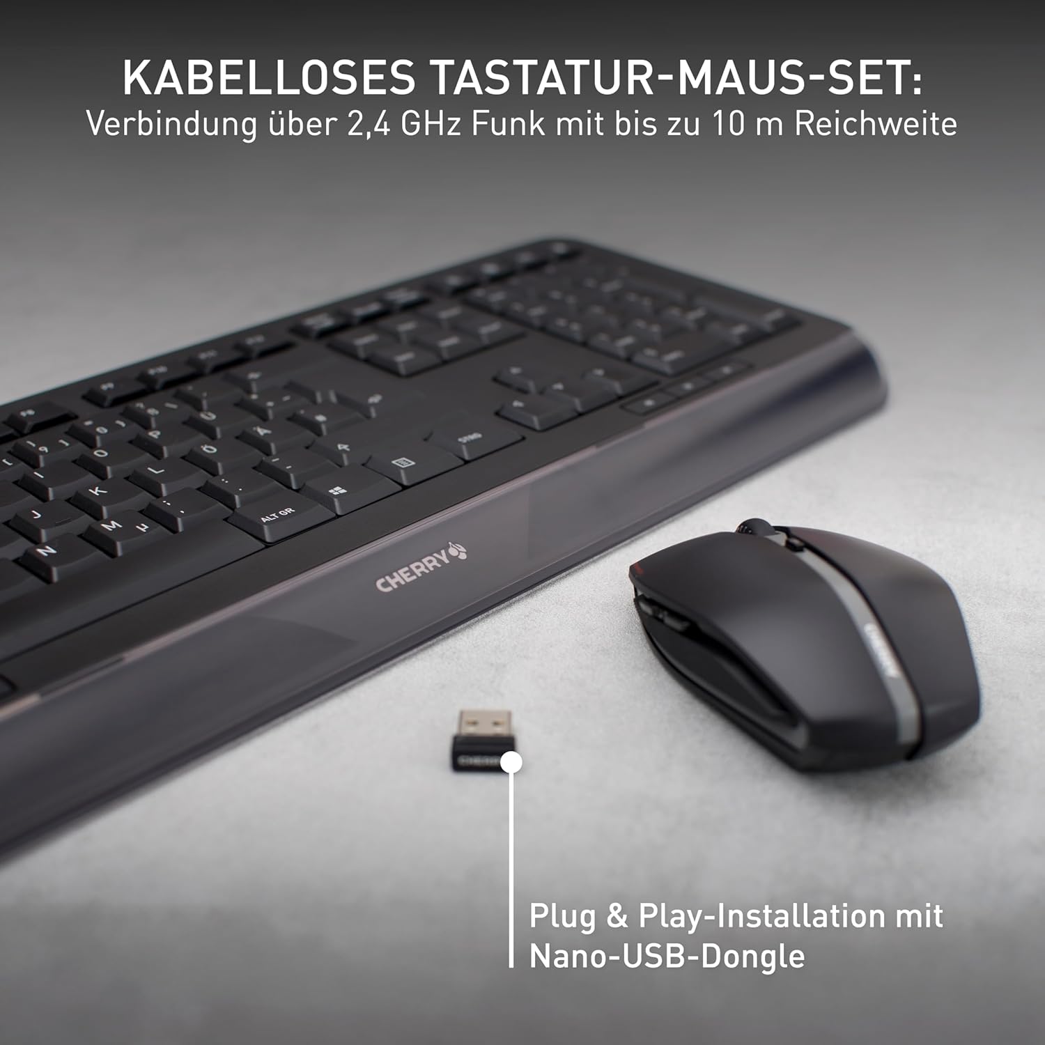 Thumbnail 1 de Cherry Gentix Desktop kabelloses Set