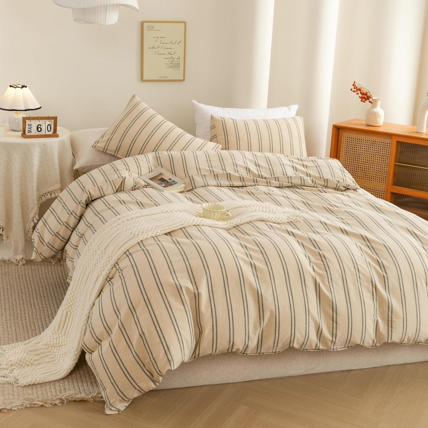 Detalle 2 de ECOCOTT Duvet Cover King Size 100% Cotton Bedding