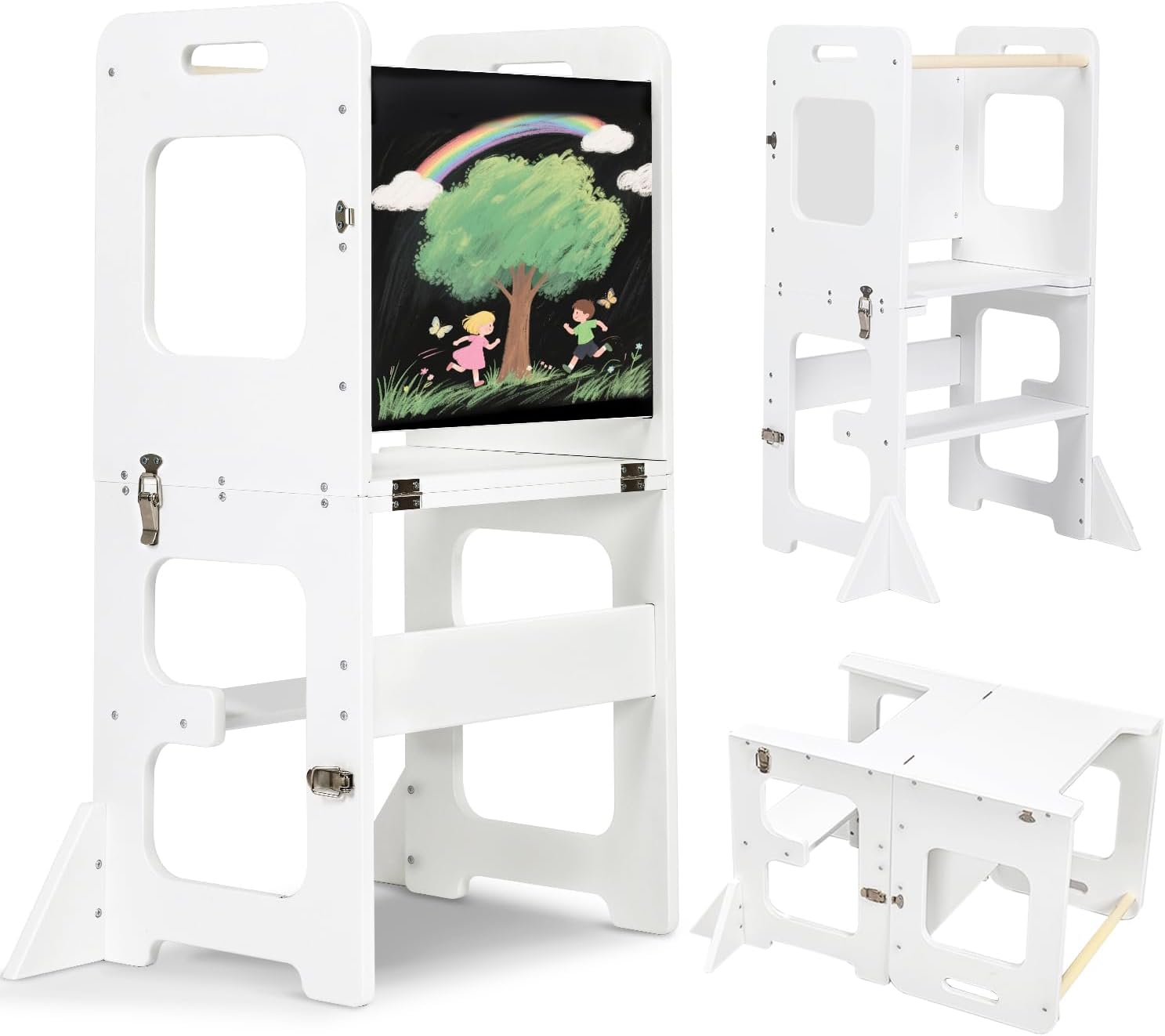 labebe Torre montessoriana 3‑in‑1 per bambini
