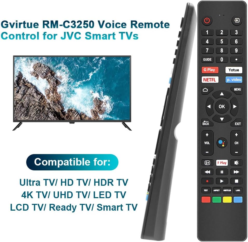 Detalle 2 de Gvirtue RM-C3250 Voice Remote for JVC TVs