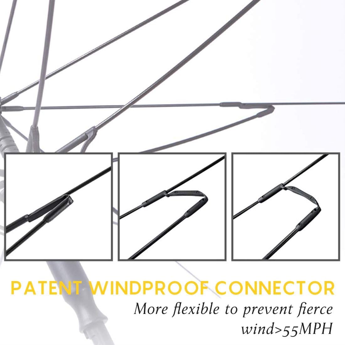 Thumbnail 3 de RUMBRELLA 54IN Large Windproof Auto Open Umbrella
