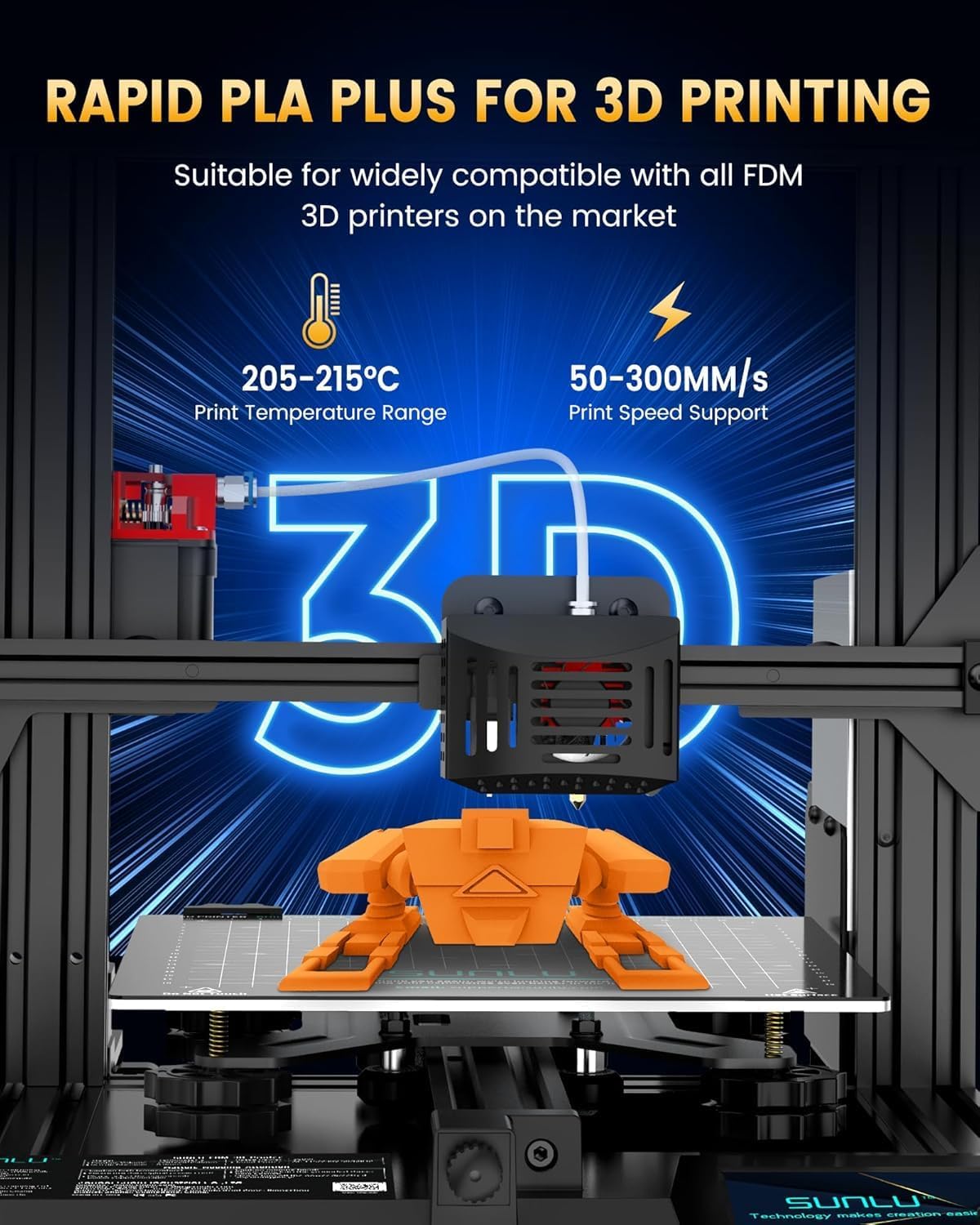 Thumbnail 6 de SUNLU PLA+ 2.0 3D Printer Filament