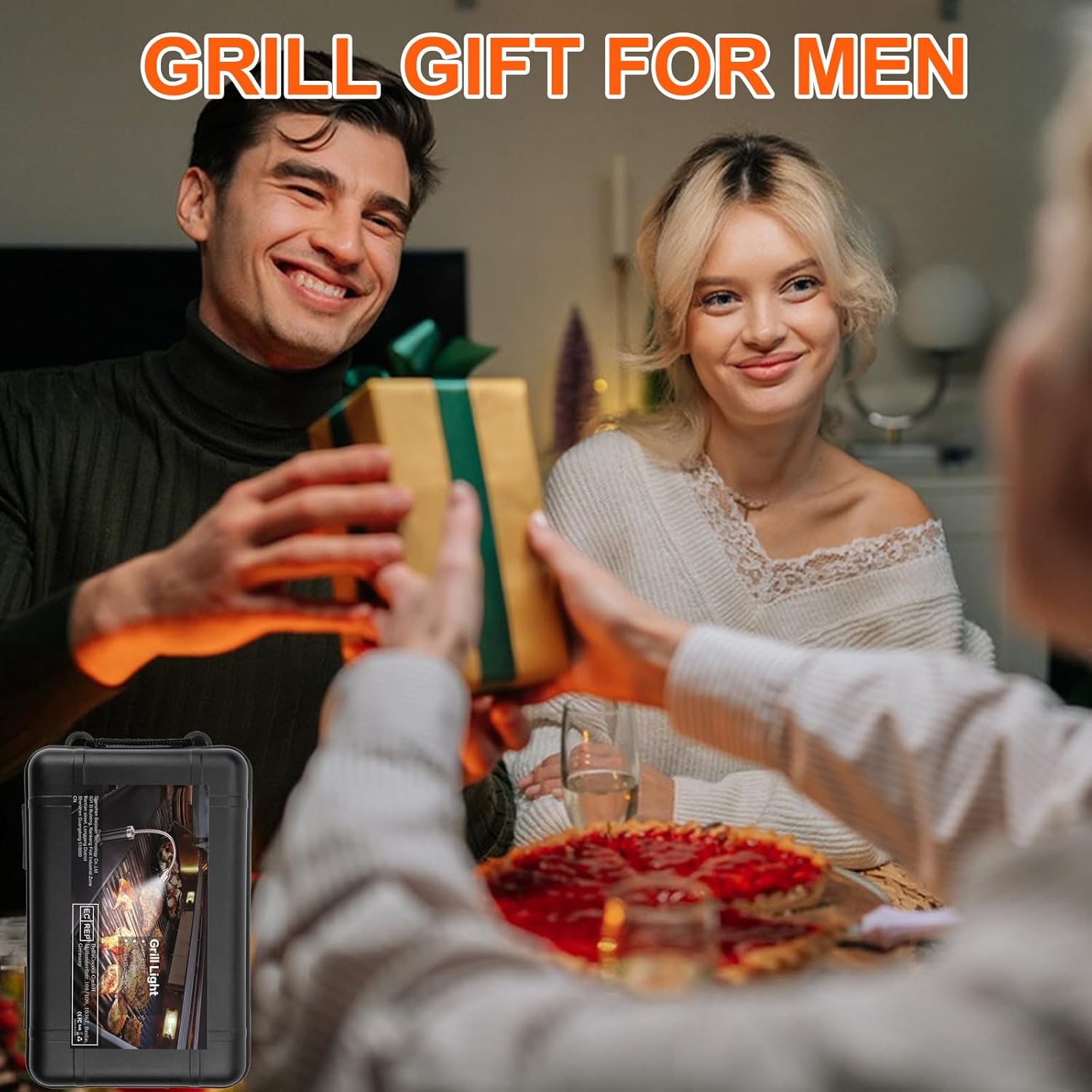 Thumbnail 4 de Grill Licht Magnetische Grilllampe BBQ Licht-Set Outdoor 2er-Pack, batteriebetrieben, 360° drehbar (schwarz)
