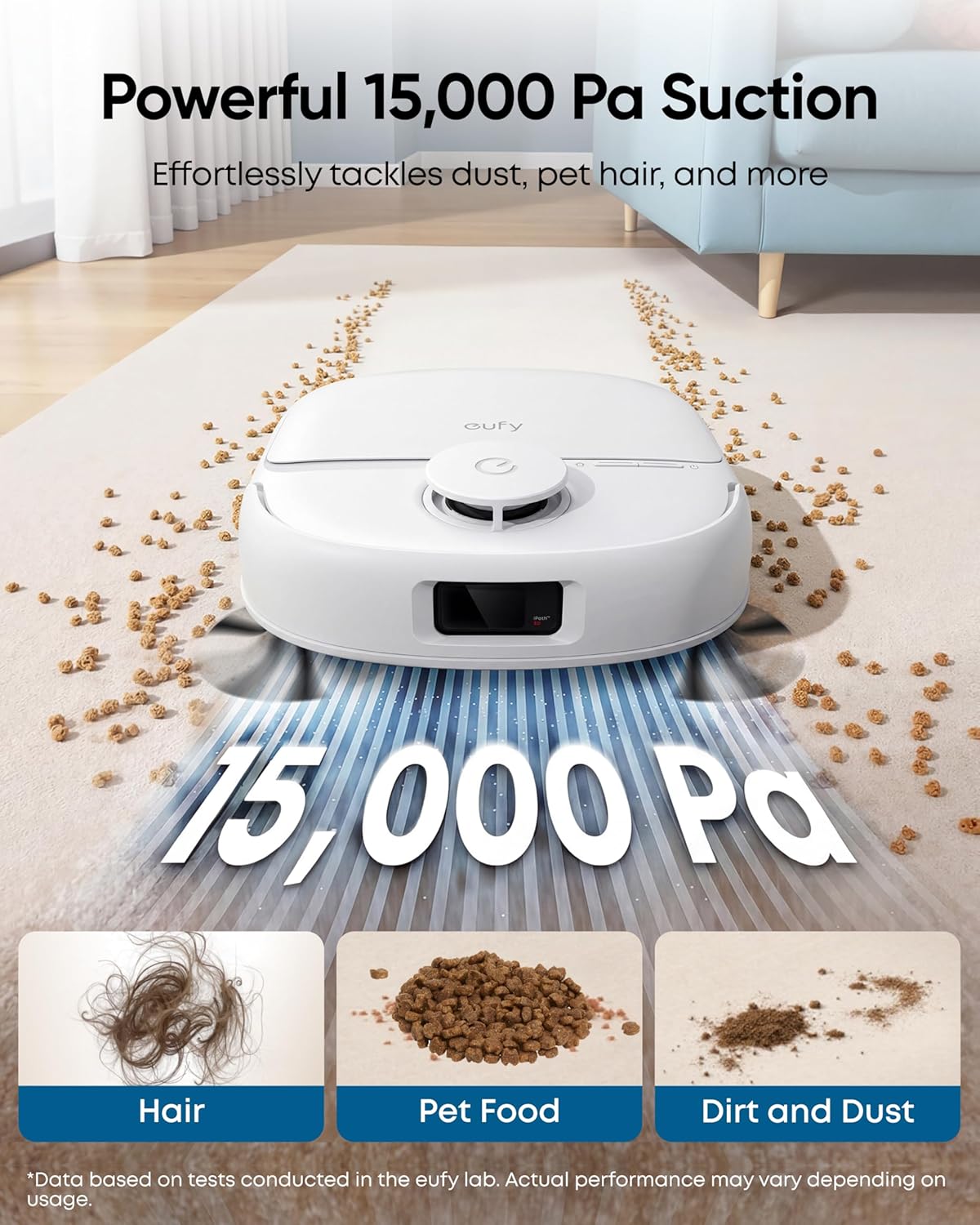 Thumbnail 4 de eufy New 2026 C28 Omni White Robot Vacuum Cleaner with Mop and All-in-One Station