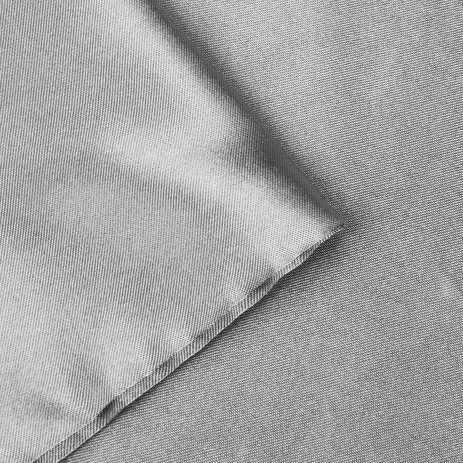 Detalle de BEDELITE BEUSA11M018 Satin Body Pillowcase, 20 x 54 Inch, Gray