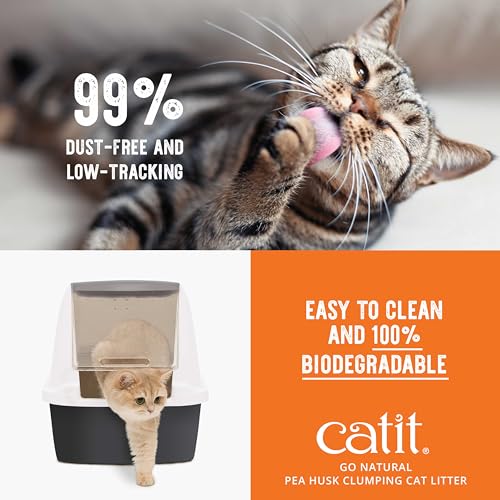Thumbnail 5 de Catit Go Natural Vanilla Scented Pea Husk Clumping Cat Litter – 5.6kg (2 x 2.8kg)