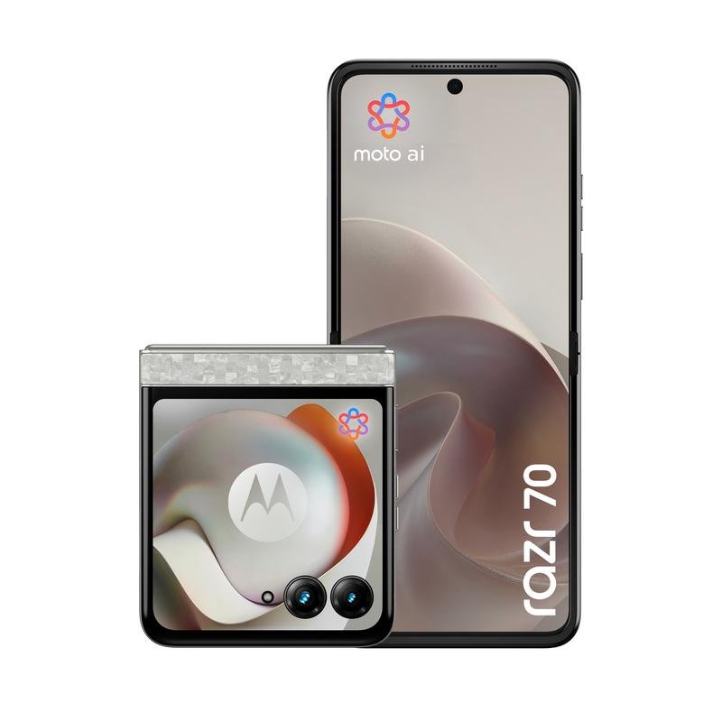 Detalle 2 de Motorola Razr 70 5G 8GB 256GB 6.9" Blanco