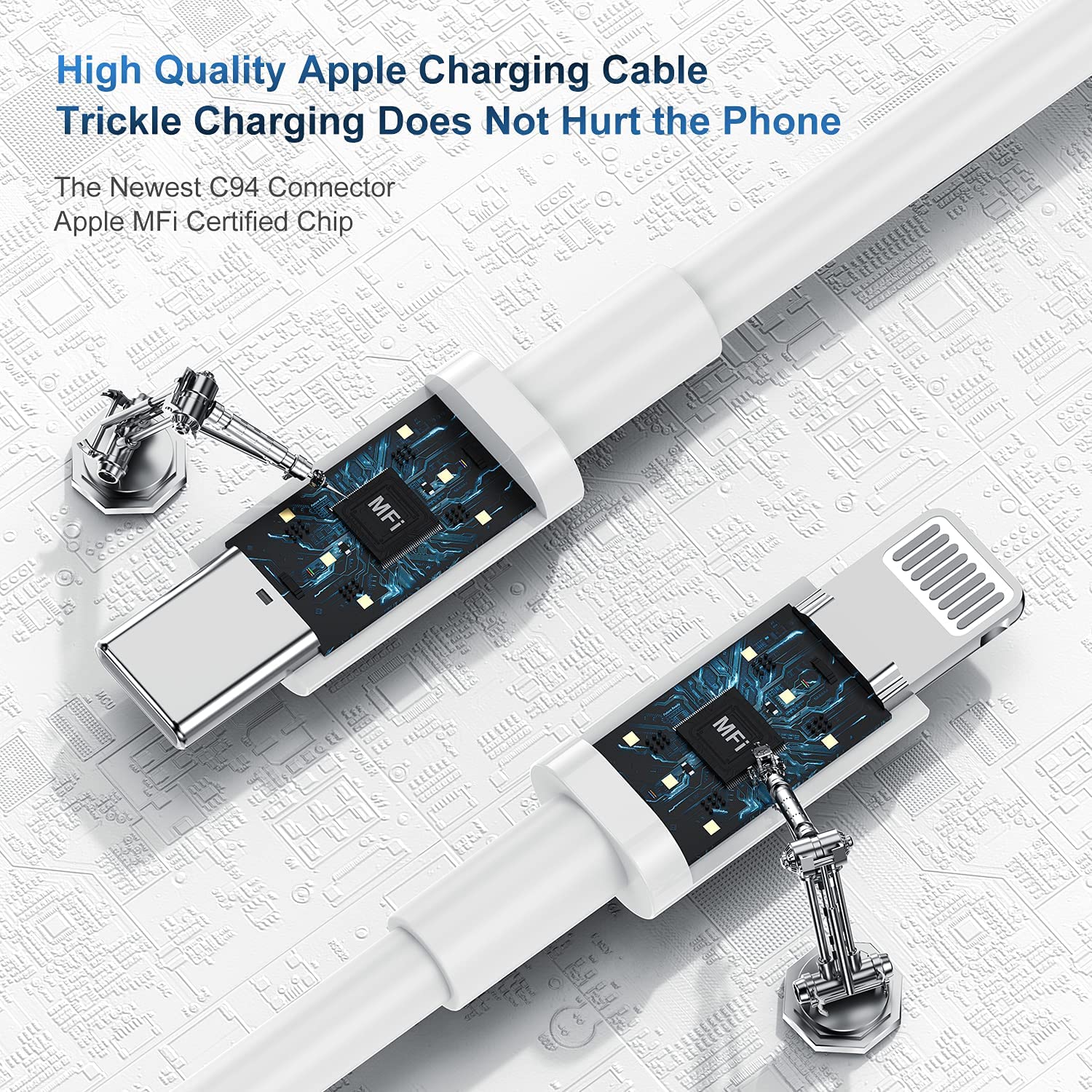 Thumbnail 1 de iPhone 14 13 Fast Charger Cable 3m