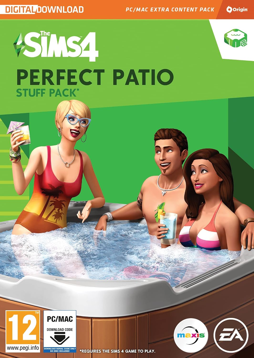 Detalle de The Sims 4 Perfect Patio (SP2) Stuff Pack for PC/Mac (Origin download code) – English