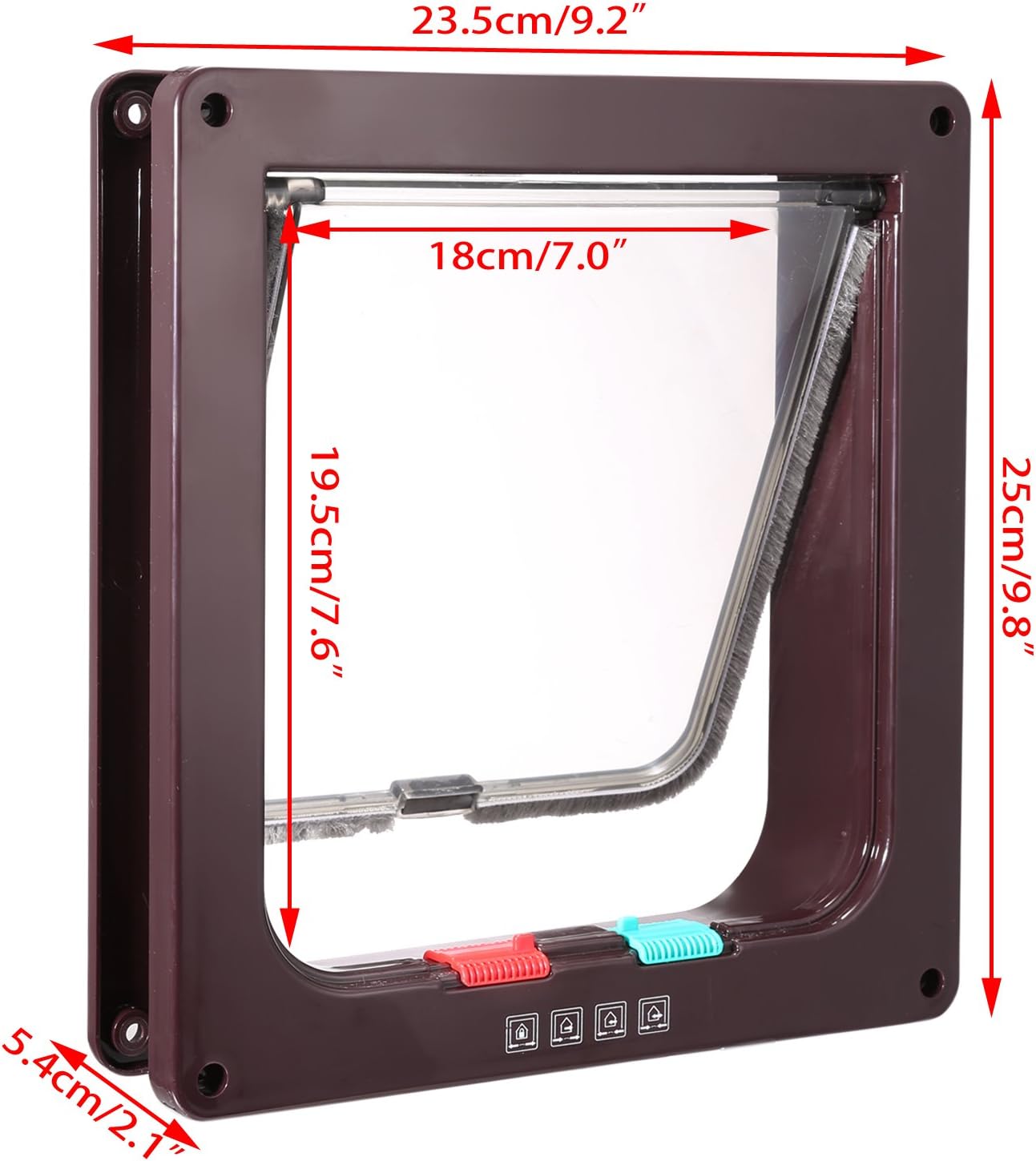 Detalle de Gatto gatto All di Sailnovo: porta magnetica per gatti resistente e versatile