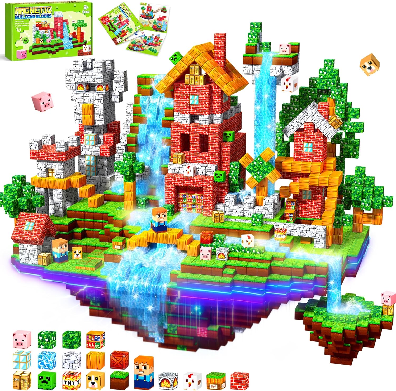 Detalle de COOLJOYA Magnetic Blocks 150 PCS