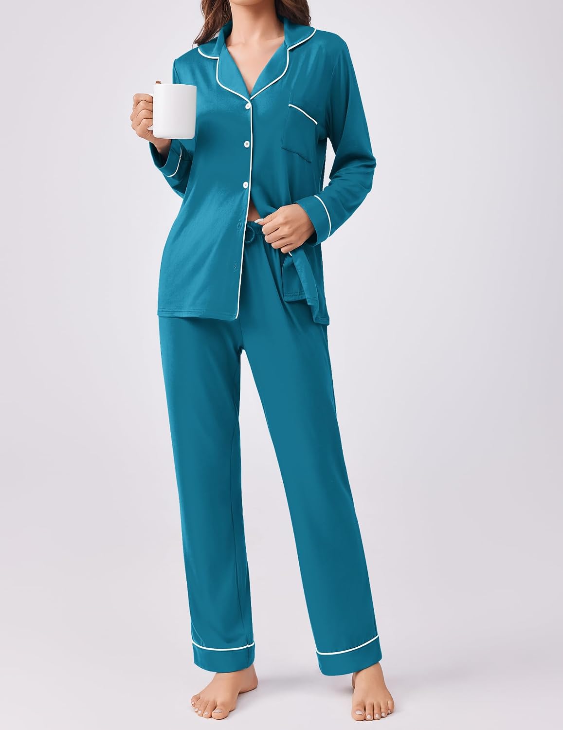 Thumbnail 1 de Ekouaer Women's Pajama Set, Rayon Blend