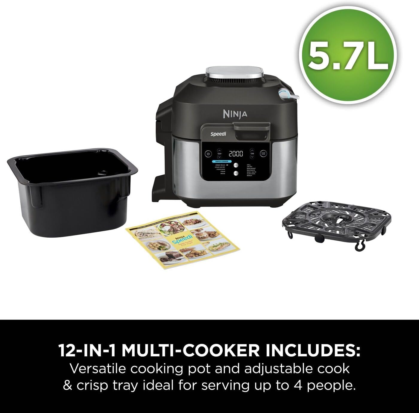 Thumbnail 1 de Ninja Speedi 12-in-1 Multi-Cooker, Air Fryer & Slow Cooker (Grey) ON500UK